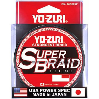 Плетеный шнур YO-ZURI PE SUPERBRAID 150YDS Blue 15Lbs (0.19mm)